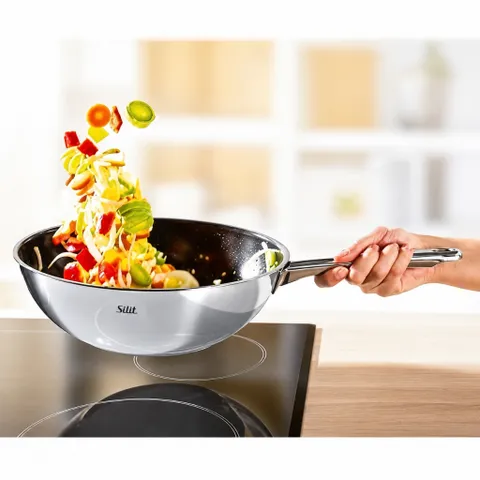 Chảo sâu lòng Silit Wuhan 28cm Wok CeraProtect chống dính Ceramic