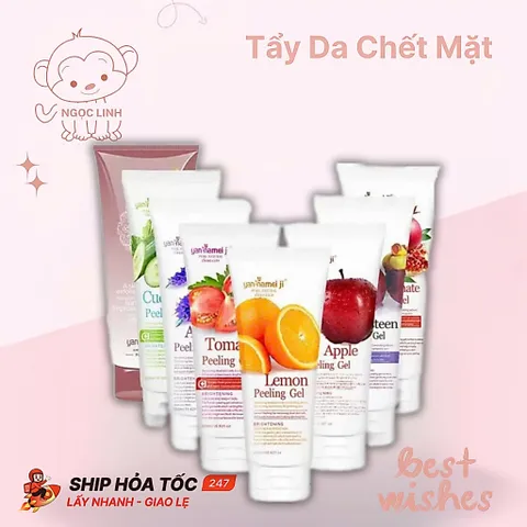 Gel Tẩy Da Chết Hoa Quả Làm Trắng Da Cho Mặt – Yan Namei Ji Whitening Peeling Gel 320ml