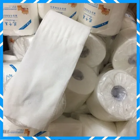 Giấy Cuộn Lau Mặt, Rửa Mặt Dành Cho Spa - TMV. Bông Cuộn 200g và 300g