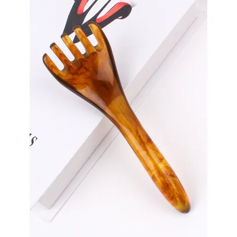 Lược Mát Xa Đầu Năm Móng Vuốt Tóc Trị Liệu Lược Massage Móng Vuốt Massage Kinh Tuyến Lược Nhựa