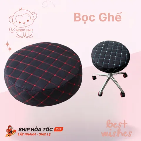 [Hàng đẹp] Bọc ghế xoay spa 3 lớp loại đẹp | Bọc ghế múi xoay, ghế thường spa