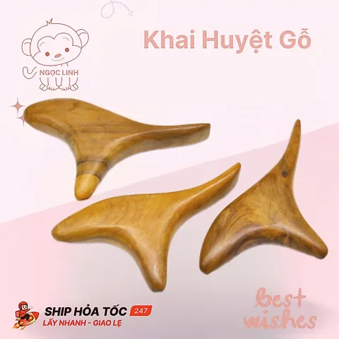 Cây ấn huyệt chân, cưu gỗ khai huyệt, dụng cụ day ấn huyệt cho cơ thể tại nhà