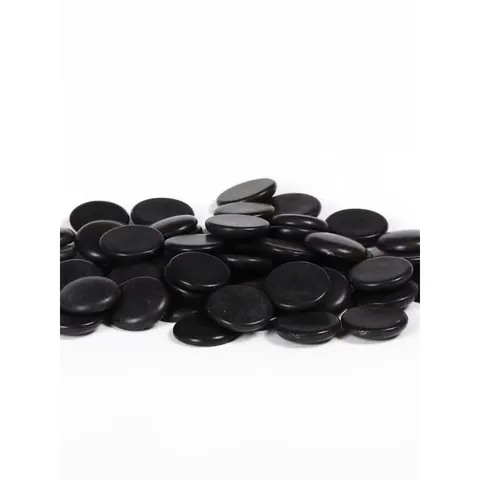 Đá nóng, Viên đá massage body đả thông kinh lạc (Oval 3x4cm, 8x6cm / Tròn 8x8cm) Hàng dày đẹp
