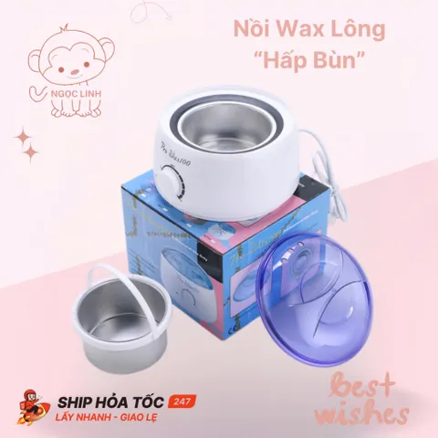 Nồi Nấu Wax Lông. Nồi Hấp Bùn Gừng, Bùn Ngải, Bùn Quế Nhỏ Gọn
