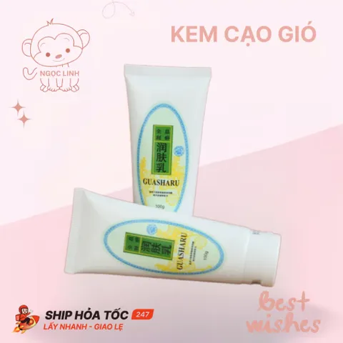 Kem cạo gió mặt và body đả thông kinh lạc vùng mặt và toàn thân giúp da căng thư giãn tuýp 100g 819252