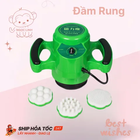 Đầm rung giảm béo đa cấp độ - bản thu gọn mini (Hàng Chính Hãng)