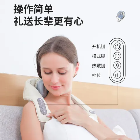 Máy Massage Cổ Vai Gáy Toàn Thân, Đa Năng Đai Massage Cổ Vai Gáy Giảm Đau Mỏi Vai Gáy.