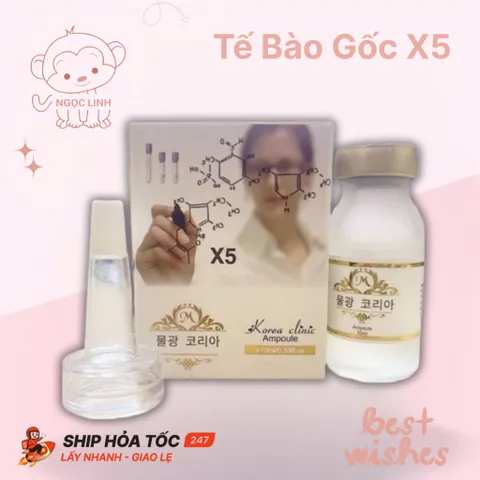 Tế bào gốc MULGWANG X5 căng bóng Chính Hãng hàng chuẩn spa