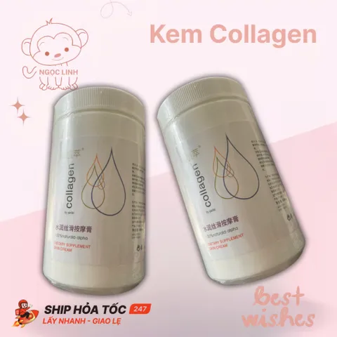 Kem massage collagen hũ 1kg. Dưỡng ẩm, dưỡng trắng da hàng cao cấp