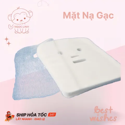 100 miếng Gạc đắp mặt nạ. Gạc đắp mặt nạ 100% cotton
