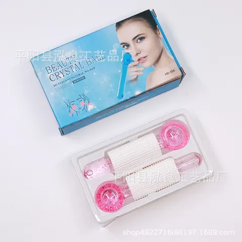 Quả cầu lạnh massage mặt, đẩy tinh chất, 1 hộp 2 quả cầu lạnh dùng trong Spa - TMV