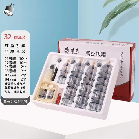Bộ giác hơi chân không 32 ly - bộ giác hơi không dùng lửa 32 cốc giác. Loại xịn