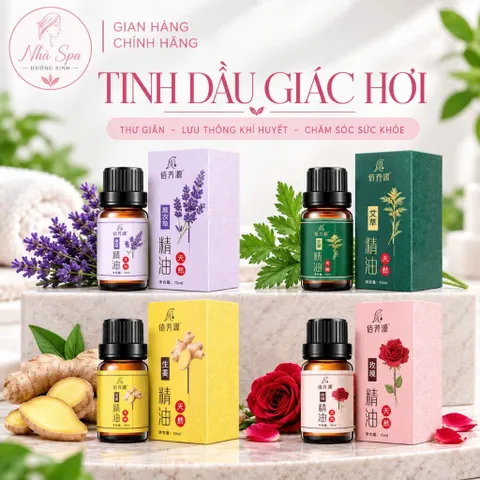 Tinh dầu 10ml dùng giác hơi, đả thông kinh lạc, Dầu gió nóng massage,Hàng chuẩn Spa