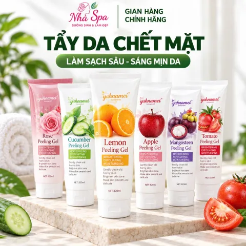 Gel Tẩy Da Chết Mặt Hoa Quả Làm Trắng Da – Yan Namei Ji Whitening Peeling Gel 320ml 819351