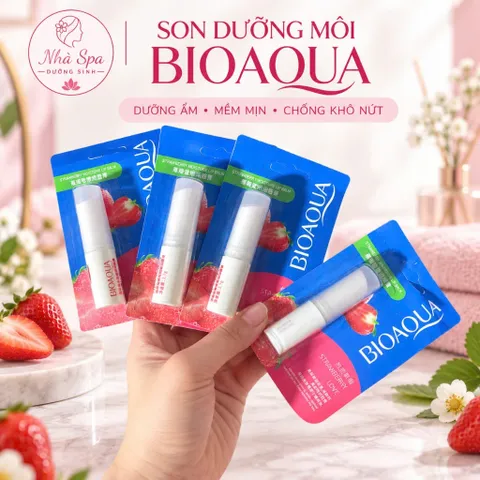 Son Dưỡng Môi Bioaqua Lip Balm Chăm Sóc Phục Hồi Môi, Dưỡng Ẩm Chống Nứt Nẻ Môi