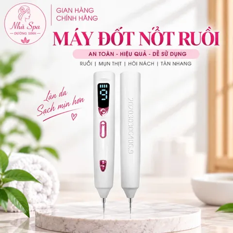 Máy Đốt Nốt Ruồi, Đốt Hôi Nách, Mụn Thịt I Máy Đốt Nốt Ruồi 9 Cấp Độ Máy Chăm Sóc Da Trong Spa.