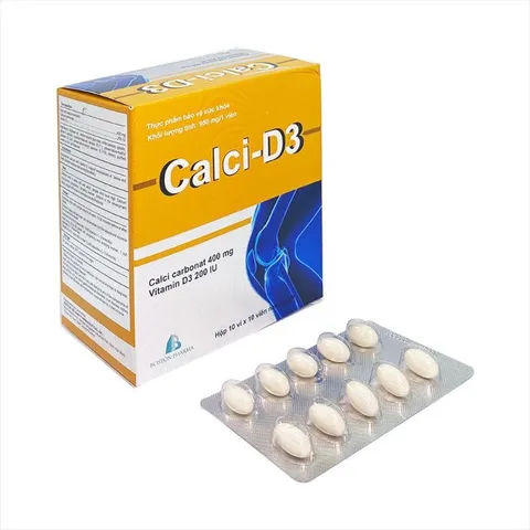 (Chính hãng) Calci-D3 hộp 100 viên (canxi D3) BOSTON
