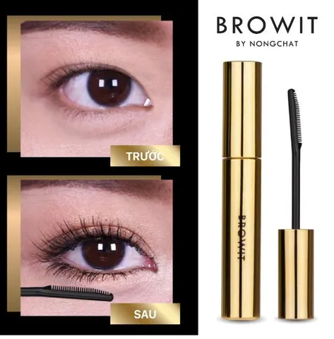 Chuốt Mi Mascara Nongchat GIúp Làm Dày Dài Mi [hàng nhập khẩu full vat]