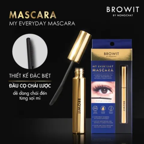 Chuốt Mi Mascara Nongchat GIúp Làm Dày Dài Mi [hàng nhập khẩu full vat]