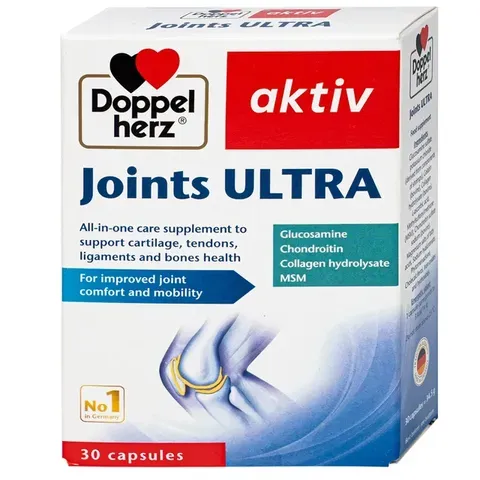 (CTy NK) Viên uống hỗ trợ tăng tiết dịch khớp Joints Ultra Doppelherz (3 vỉ x 10 viên)