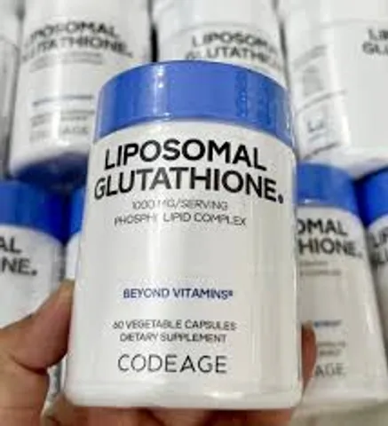 Viên uống trắng da Codeage 1000mg Liposomal Glutathione - Hỗ trợ làm sáng da, hộp 60 viên,.SAN XUAT MY