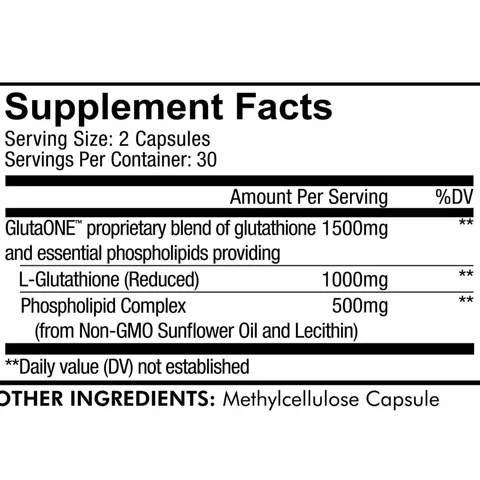 Viên uống trắng da Codeage 1000mg Liposomal Glutathione - Hỗ trợ làm sáng da, hộp 60 viên,.SAN XUAT MY