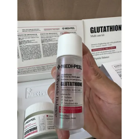 Bộ 4 sản phẩm Dưỡng Trắng Cấp Ẩm Phục Hồi Da Medi-Peel Glutathione 600
