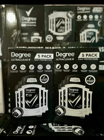 [HỘP 5 CHAI] Lăn Khử Mùi DEGREE MEN ULTRACLEAR+ BLACK+WHITE 5in1 72H 2.7OZ .nhap my