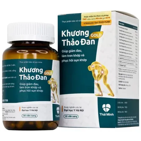 (CTy NK) Viên làm trơn khớp và phục hồi sụn khớp Khương Thảo Đan Gold (30 viên)