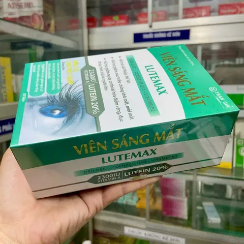 Viên sáng mắt LUTEMAX - Hỗ trợ cải thiện thị lực, giảm mỏi mắt, khô mắt, nhìn mờ, giảm nguy cơ thoái hóa điẻm vàng