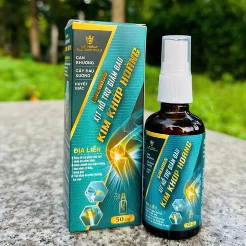Xịt thảo mộc GREMUSS Spray kim khớp hoàng - hỗ trợ giảm đau nhức xư0ng khớp, tê nhức chân tay, tan máu bầm, hếtt sưng tấy