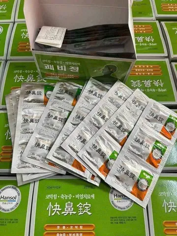 Viên uống đông y hỗ trợ giảm đau dạ dày Hansol Hàn Quốc 60 gói