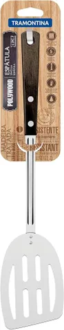 Xẻng Nấu Ăn Tramontina Có Khe Cán Gỗ Polywood 30 Cm Thép Không Cao Cấp An Toàn SX Brazil 21155190
