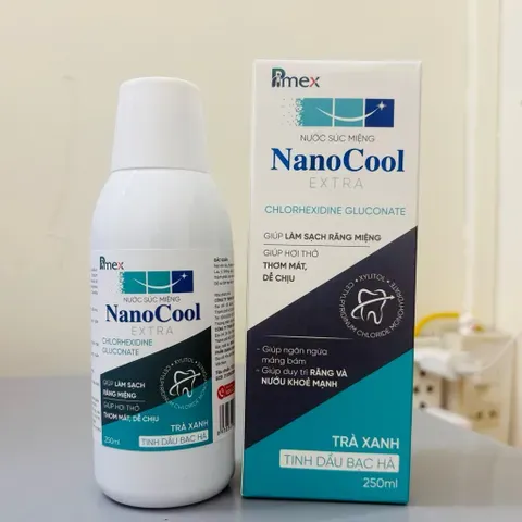 (Công Ty NK) Nước súc miệng cho phụ nữ có thai, cho con bú NANOCOOL 