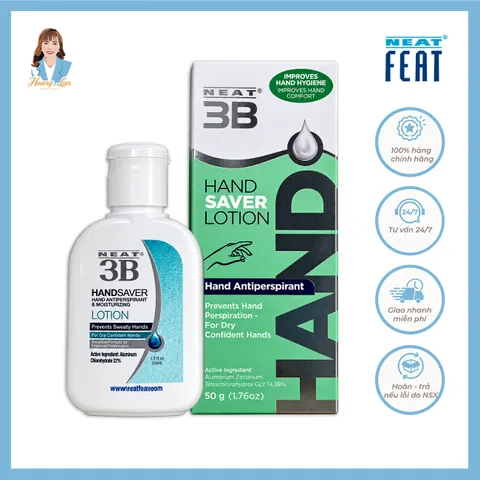 Kem dưỡng da tay giúp giảm mồ hôi tay New Zealand Neat Feat Neat 3B Hand Saver Lotion 50ml
