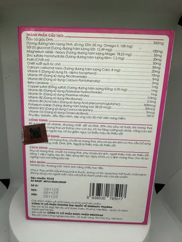 PREMUM CARE – Bổ sung sắt III, Acid Folic, DHA, D3 cho mẹ bầu trước và sau khi mang thai (Hộp 30 viên)