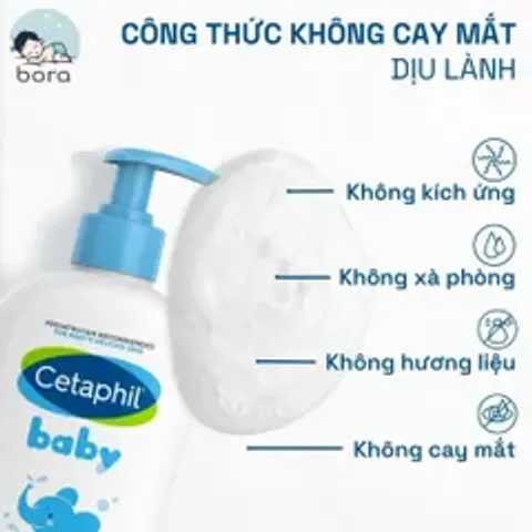 Sữa Tắm Gội Cho Bé Cetaphil Baby Wash & Shampoo 230ml 820294