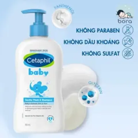 Sữa Tắm Gội Cho Bé Cetaphil Baby Wash & Shampoo 230ml 820294