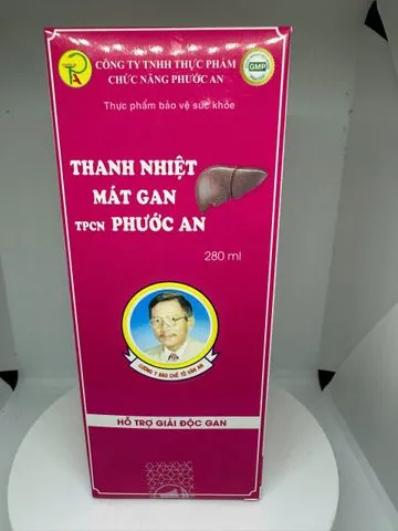 Mát Gan Thanh Nhiệt Phước An, 280 ml, Giúp giải độc, giảm mụn nhọt, vàng da, nóng gan 820340