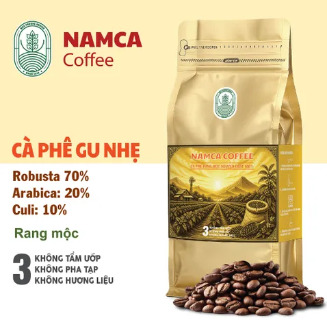 (1 Kg) CÀ PHÊ GU NHẸ - Rang Mộc Nguyên Chất 100%. (Đã bao gồm 8% VAT)