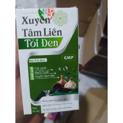 Viên Bổ Phổi Xuyênn ttâm liên tỏi đen tăng cường miễn dịch tăng cường đề kháng, phòng tránh bệnhh đường hô hấp mil tui