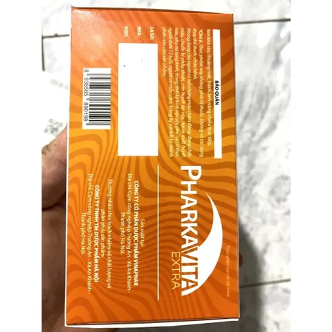 PHARKAVITA EXTRA hỗ trợ ăn ngon miệng bồi bổ cơ thể, nâng cao thể trạng tăng cường miễn dịch viên