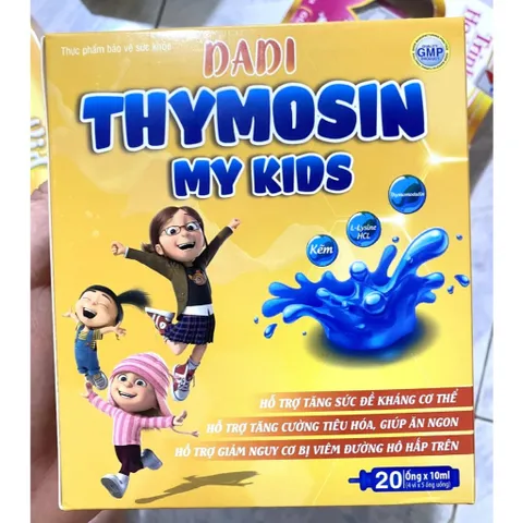 Thymosin my kids giúp bé ăn ngon ,ngủ tốt bé thông minh, hỗ trợ bé kén ăn, tăng cường miễn dịch, còi xương vin b