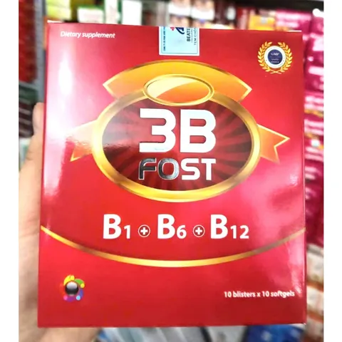 3B FOST B1 B6 B12 giúp ăn ngon miệng ,bồi bổ cơ thể, nâng cao thể trạng, mệt mỏi, chán ăn B noi