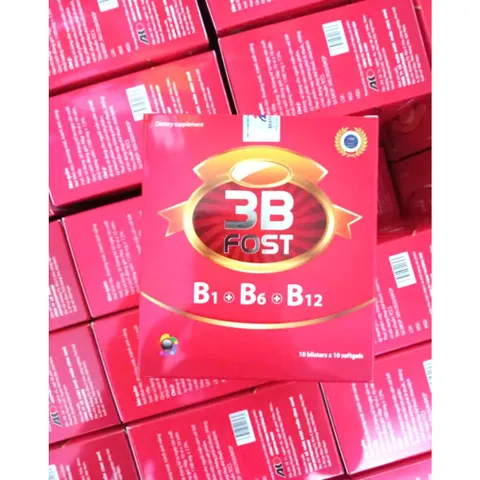 3B FOST B1 B6 B12 giúp ăn ngon miệng ,bồi bổ cơ thể, nâng cao thể trạng, mệt mỏi, chán ăn B noi