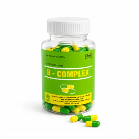 VITAMIN B COMPLEX Bổ sung vitamin cho cơ thể giúp tăng cường sức đề kháng, giúp duy trì phục hồi sức khỏe ni noi vin to