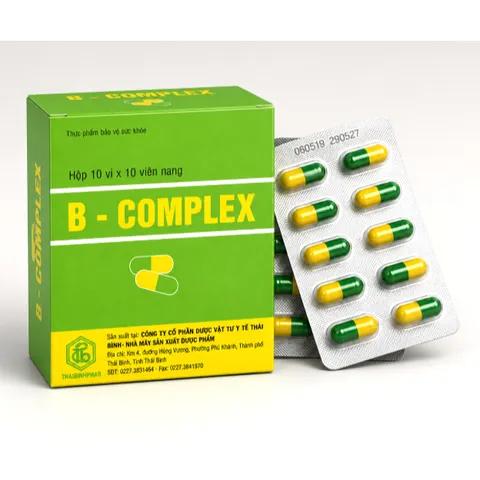 VITAMIN B COMPLEX Bổ sung vitamin cho cơ thể giúp tăng cường sức đề kháng, giúp duy trì phục hồi sức khỏe ni noi vin to