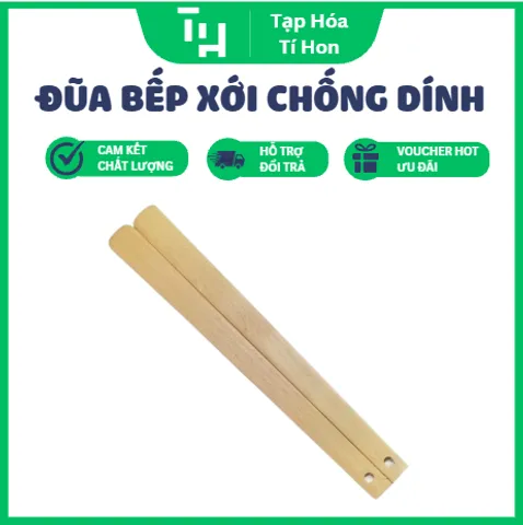 Đũa Bếp Dùng để xới cơm, đảo thức ăn, xào nấu và an toàn tuyệt đối cho các loại chảo chống dính mà không lo bị trầy xước bề mặt (TH717)