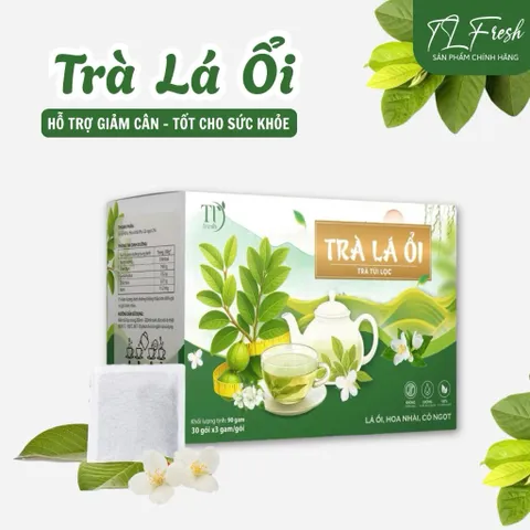 Trà Lá Ổi Mộc Tâm Hộp 30 Túi Lọc- Hỗ Trợ Giảm Kyy, Ngăn Ngừa Tiểu Đường