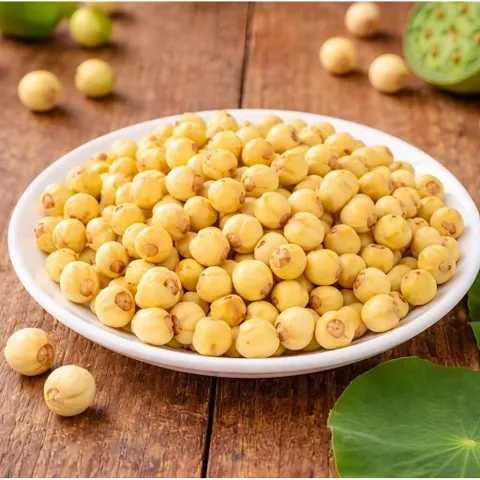 Hạt Sen Sấy Giòn Ăn Liền 500g - Ăn Vặt Thơm Ngon Giòn Bùi, Hỗ Trợ Giấc Ngủ